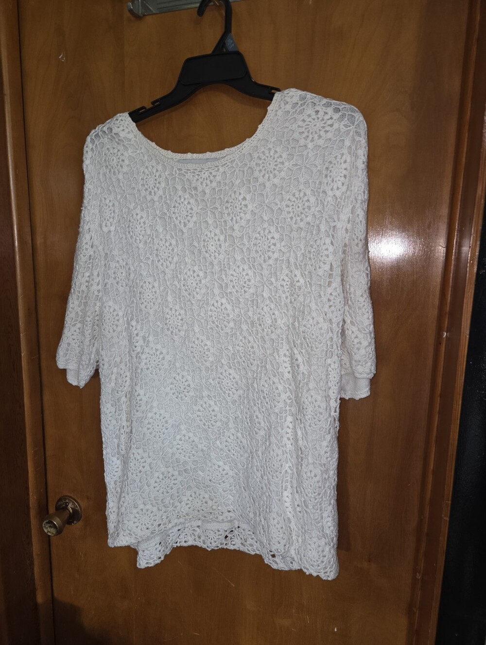 Lined White Top 2xl Beach Coverup?